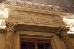 Porte d'entrée de la première chambre de la Cour d'Appel de Paris - Flickr/CC/remijdn